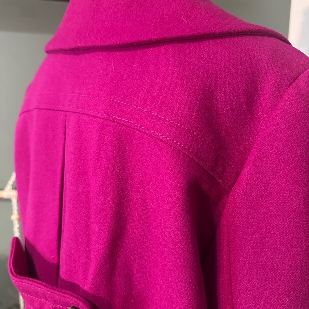 Women's Banana Republic Double-Breasted Deep Purple Jacket Size M 👑 - Picture 3 of 7